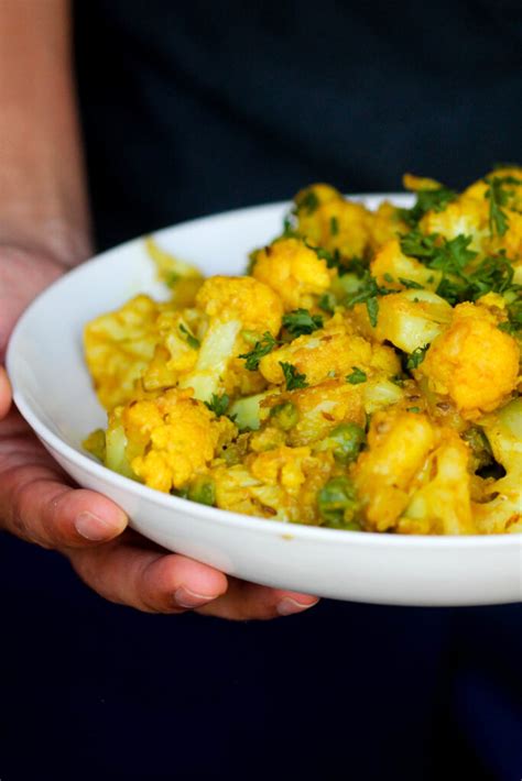 Nepali Style Cauli Aloo Food Pleasure And Health