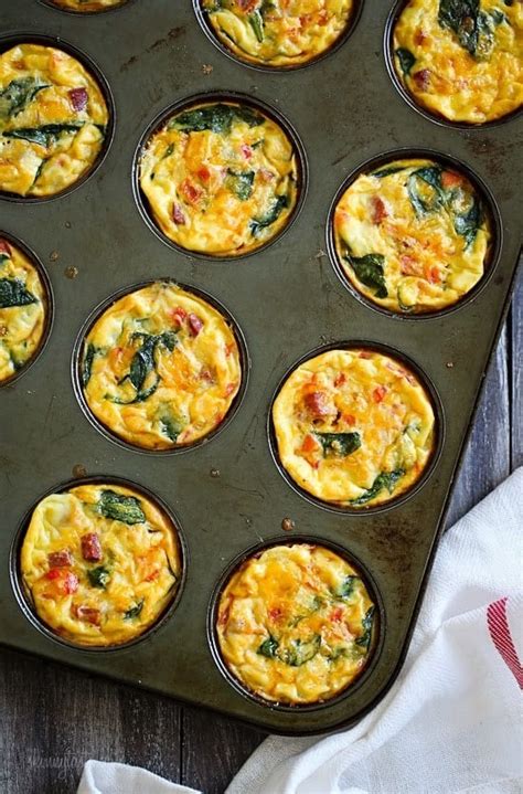 Mini Crustless Quiche Recipe Egg Beaters