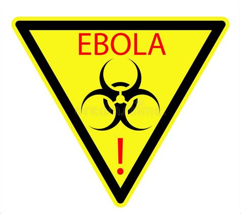 Biological Sign Of Ebola Virus Stock Vector Illustration Of Label