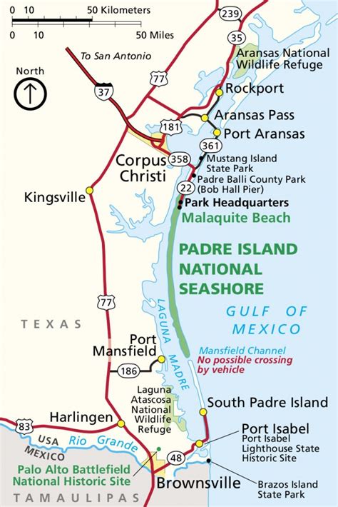 Padre Island Maps Npmaps Just Free Maps Period Padre Island