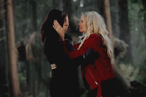 Swan Queen Regina And Emma In The Woods