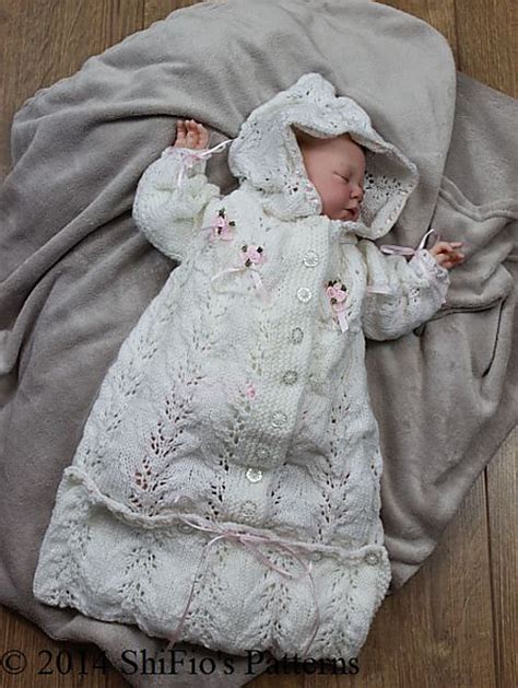 Ravelry 151 Knitted Baby Sleeping Bag Pattern By ShiFio S Patterns