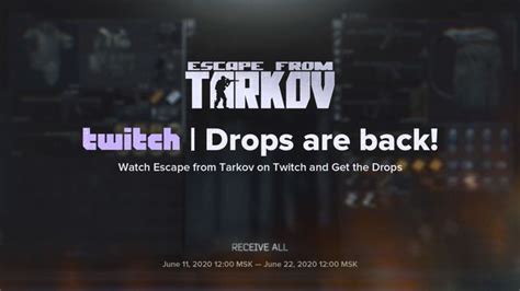 Escape from Tarkov Twitch drops: How to connect your accounts and earn rewards | GamesRadar+