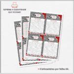 Kit Brincadeiras De Ch De Lingerie Preto E Vermelho Est Dio Creatus