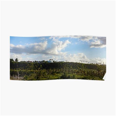 Hillside Overlook In Aguadilla Puerto Rico Poster For Sale By