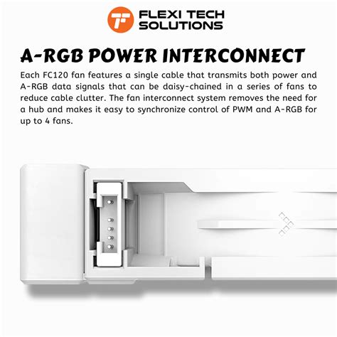 DEEPCOOL FC120 3 in 1 Black / White PWM PC Desktop Case Fan – Flexi Tech