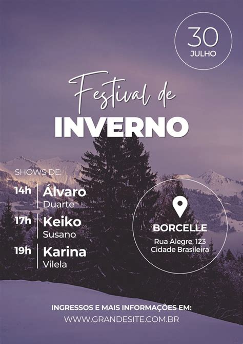 Edite modelos de Cartazes Festivais - Canva