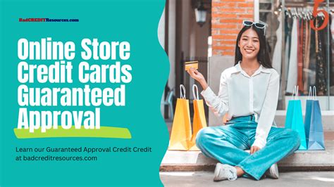 Online Store Credit Cards Guaranteed Approval