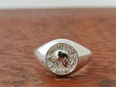 Silver Memento Mori Ring Memento Mori Ring Memento Mori Jewelry