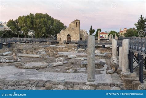 Church Of Agia Kyriaki Chrysopolitissa In Paphos Stock Photo Image Of