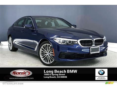 2020 Mediterranean Blue Metallic Bmw 5 Series 530i Sedan 137031562 Photo 3