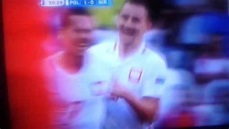 Polska vs Irlandia Północna Milik gol YouTube