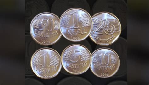 6 MOEDAS Do REAL Que Valem R 5 MIL