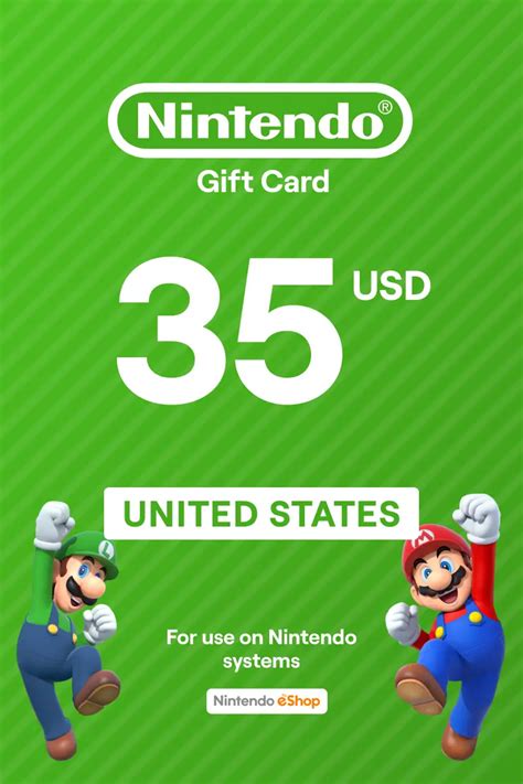 Buy Nintendo Eshop 35 Usd T Card United States Digital Key