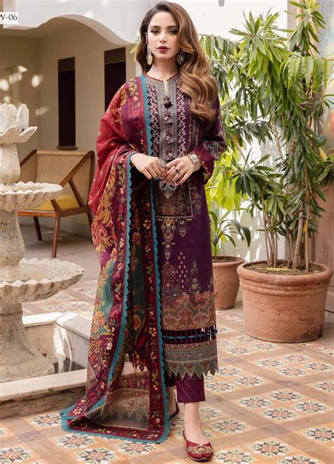 Rania By Asim Jofa Embroidered Cotton Suits Unstitched Piece Aj Rn