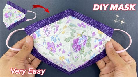 Very Easy Diy Face Mask Breathable 3d Face Mask Sewing Tutorial How To Make A Face Mask At