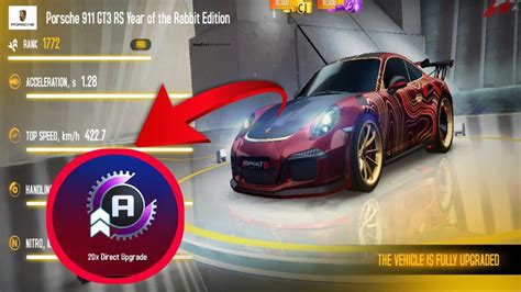 Asphalt 8 Fully Upgraded Porsche 911 Gt3 Rs Year Of The Rabbit Edition With Direct Upgrades