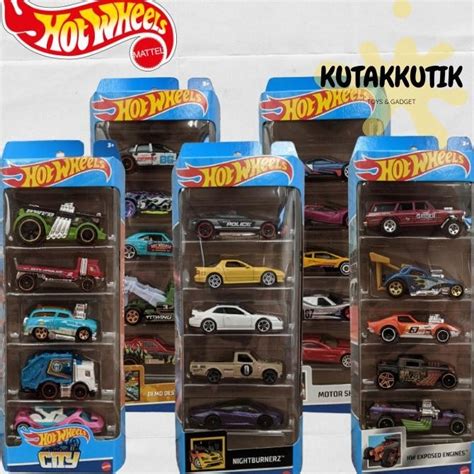 Hot Wheels Gift Set Cars Pack Original Mattel You Can Choose Shopee Malaysia
