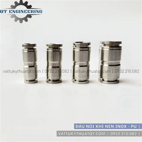 Khớp Nối Nhanh Khí Nén Inox 304 316 PU QT Engineering