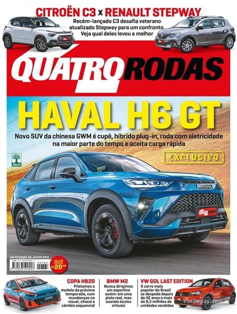 Capa Quatro Rodas Edição Domingo 1 de Janeiro de 2023