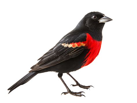 Red Winged Blackbird Isolated On Transparent Background 46829751 Png