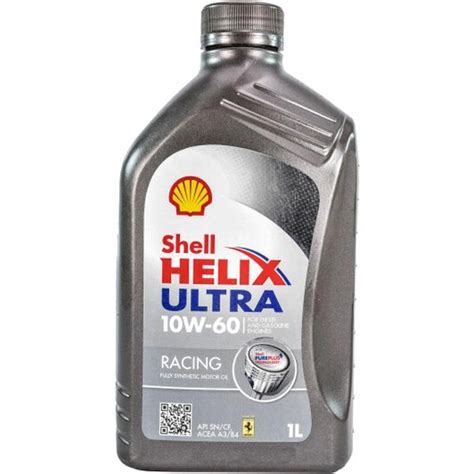 Масло моторное синтетическое 1л 10W-60 Helix Ultra Racing SHELL ...