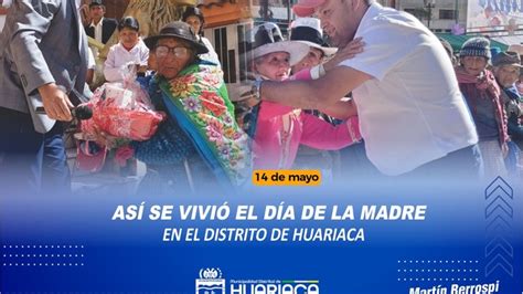 Merecido Homenaje a las MADRES HUARIAQUEÑAS por su día Noticias