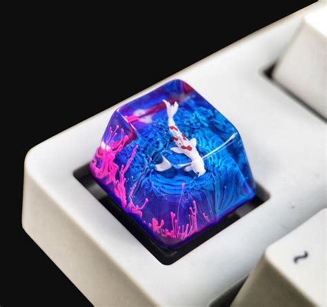 Artisan Keycap Koi Set Resin Keycap Koi Fish Koi Fish Keycap Etsy