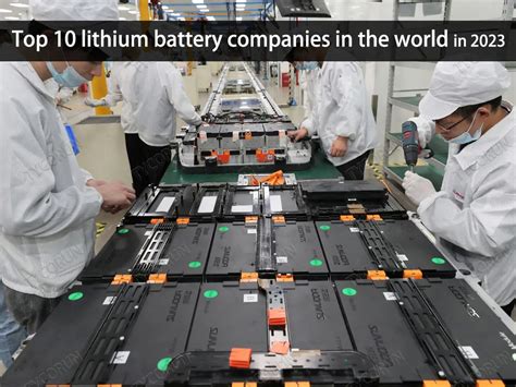 Top 10 Lithium Battery Companies In The World TYCORUN Battery Swap