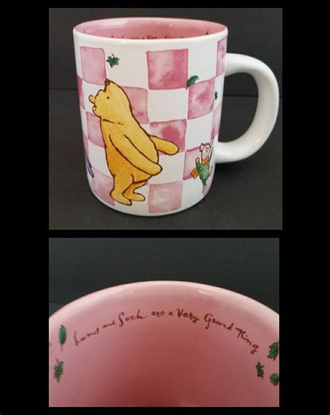 Disney Classic Winnie The Pooh Coffee Mug Michel Very Grand Thing Pink