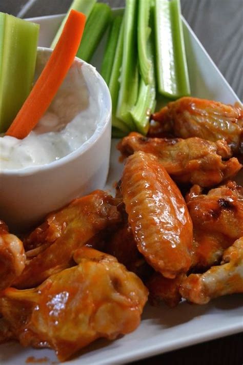 Buffalo Chicken Wings And Blue Cheese Dip Without The Fryer Blue