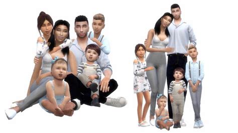 Family portrait. | Sims 4 children, Sims 4 toddler, Sims 4 family