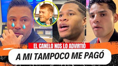 Canelo No Minti Scar De La Hoya No Les Pag A Ryan Garc A Y Devin