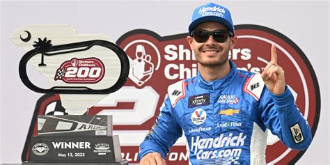 Larson Gets Darlington Stripe In Last Lap Battle To Win Darlington