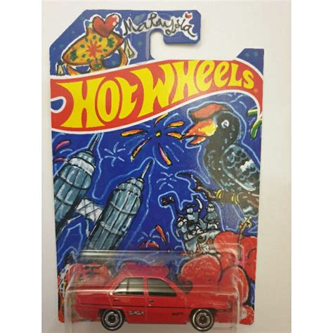 HOT WHEELS LIMITED SPECIAL EDITION PROTON SAGA MERAH TOYS KERETA MALAYSIA Shopee Malaysia