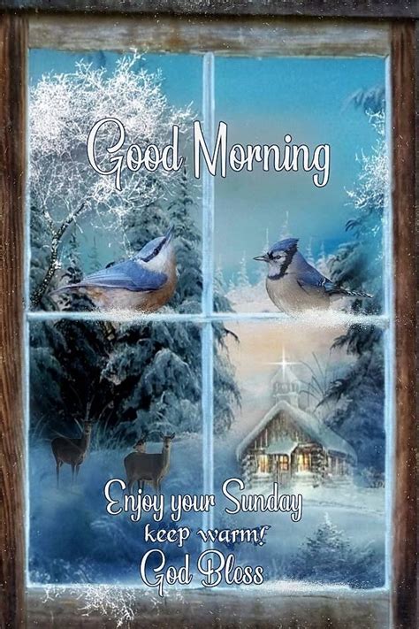 Enjoy Your WInter Sunday Good Morning sunday good morning sunday winter ...