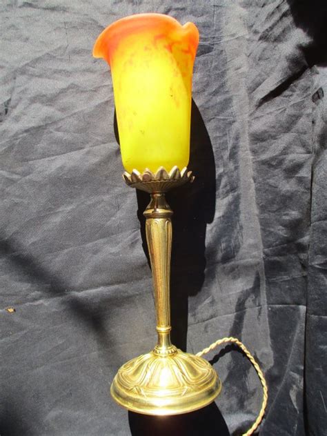 Art Deco Lamp Bronze Tulip NOVERDY Catawiki