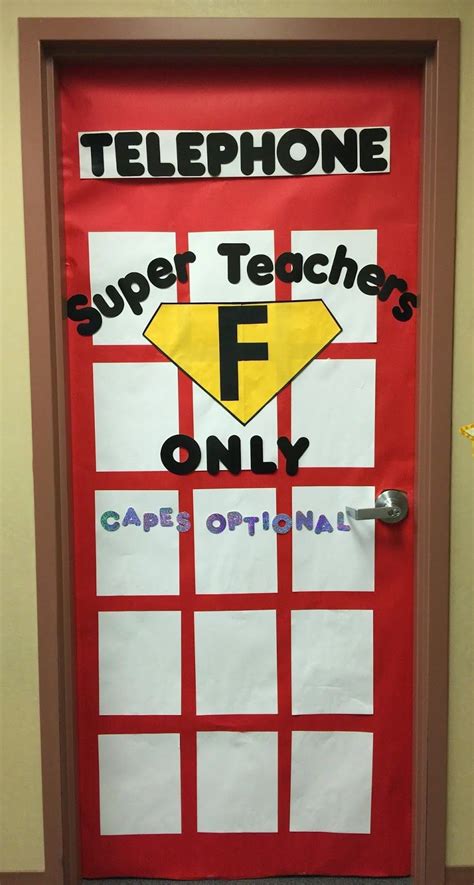 Superhero Classroom Doors | Superhero teacher appreciation, Super hero ...