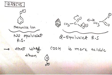 Although Phenoxide Ion Has Number Of Resonating Structures Than