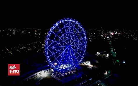 Encienden la Rueda de la Fortuna más Grande de México en el Parque