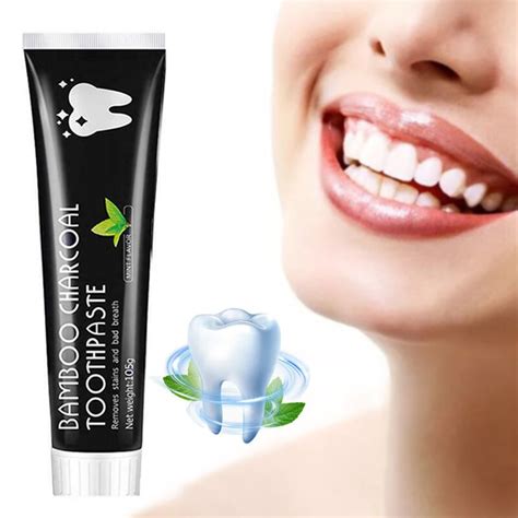 Original 100 Effective Bamboo Charcoal Teeth Whitening Black