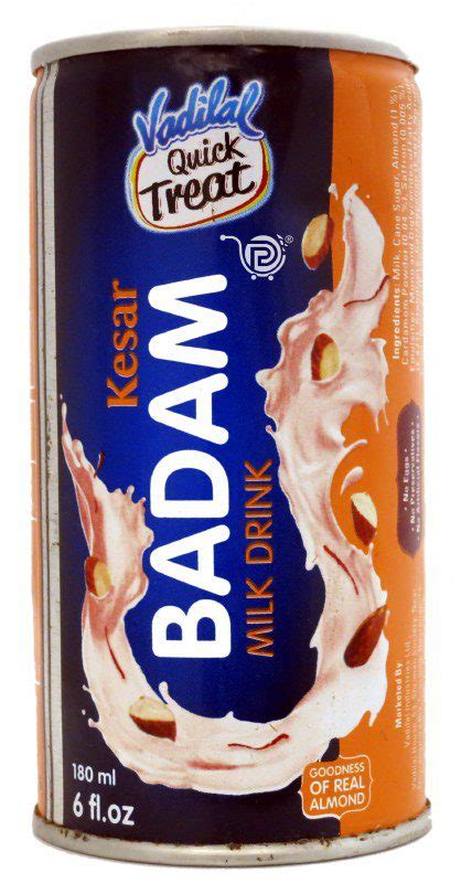 Vadilal Kesar Badam Milk Drink 180 Ml Swiftez