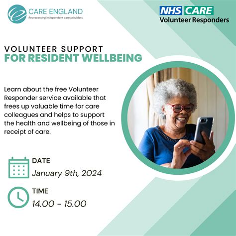 volunteer support for resident wellbeing - Care England