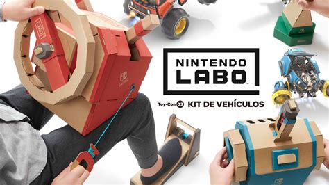 Nintendo anuncia los nuevo Nintendo Labo kit de vehículos