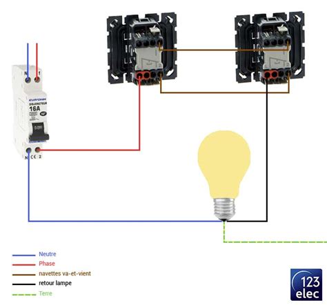 Branchement Dun Interrupteur Comment C Bler Un Va Et Vient