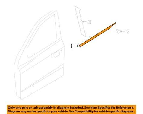 Find HYUNDAI OEM 07 12 Santa Fe Door Moulding Belt Molding Right