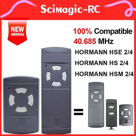 HORMANN 40 685 Mhz HS4 HSE2 HSM4 Garage Door Remote Control Duplicator