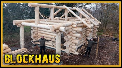 Das Blockhaus Wir Bauen Das Dach Part Blockh Tte Naturstammhaus