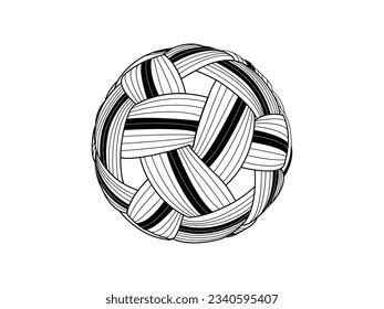 Sepak Takraw Ball Icon Sepak Takraw Stock Vector Royalty Free