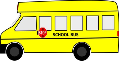 Yellow Bus Clipart | Free download on ClipArtMag